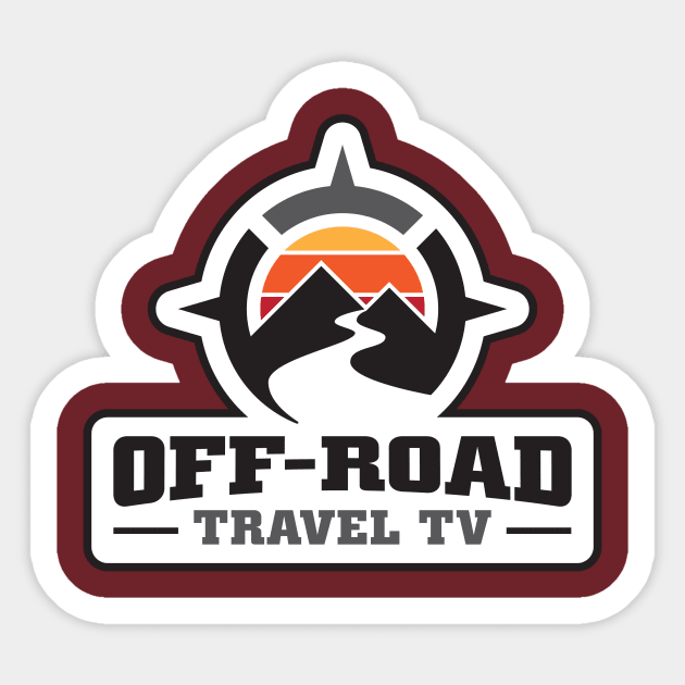 Original Off-Road Travel TV front & back design Sticker by Off Road Travel TV